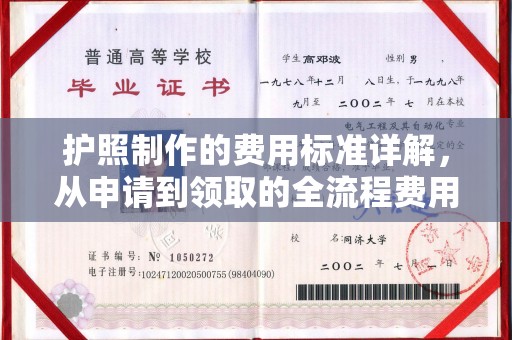 徽县护照制作的费用标准详解，从申请到领取的全流程费用指南