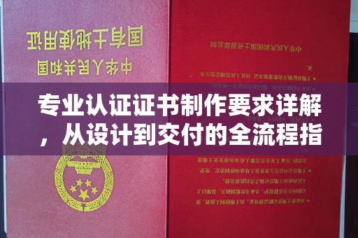 徽县专业认证证书制作要求详解，从设计到交付的全流程指南