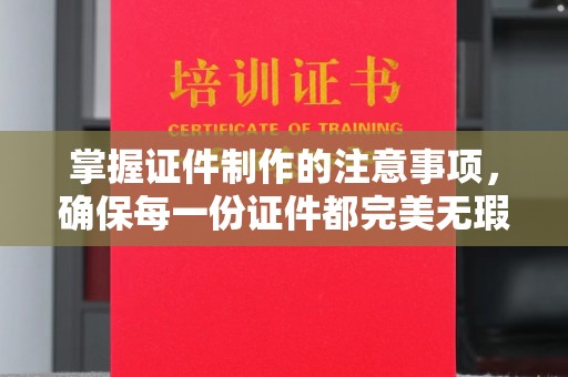 徽县掌握证件制作的注意事项，确保每一份证件都完美无瑕