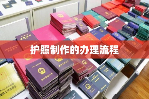 徽县护照制作的办理流程
