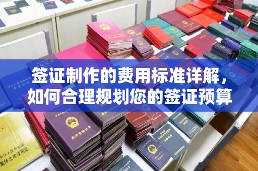 徽县签证制作的费用标准详解，如何合理规划您的签证预算